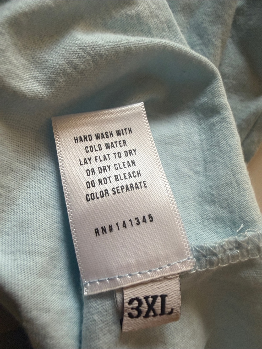 Letluv Heart Ringer Tee Size 3X - Picture 4 of 5